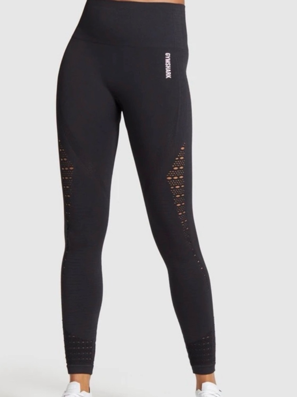 Gymshark Black Energy+ Seamless High-Waist Leggings